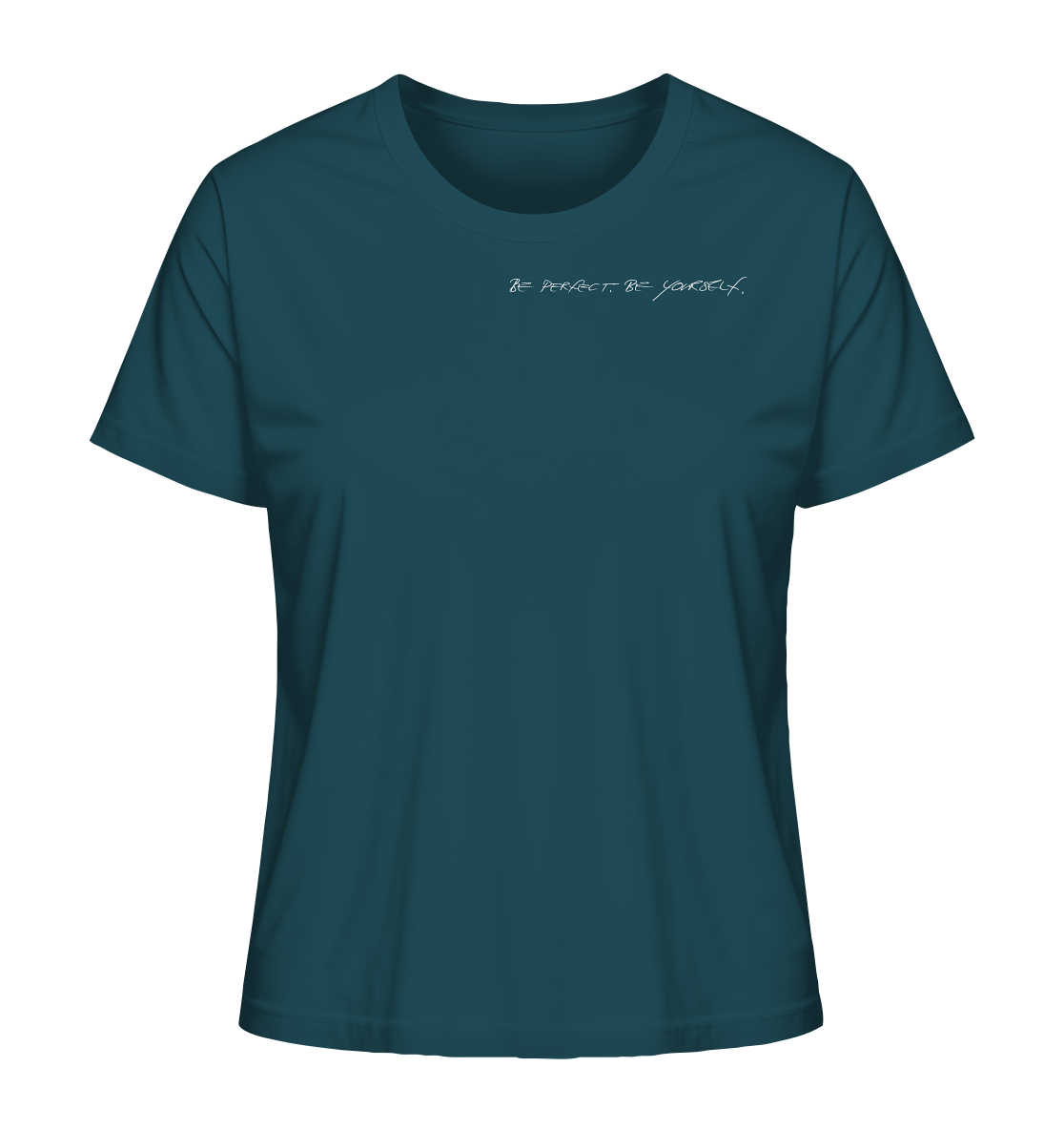 Ladies Organic Shirt - Weiße Schrift
