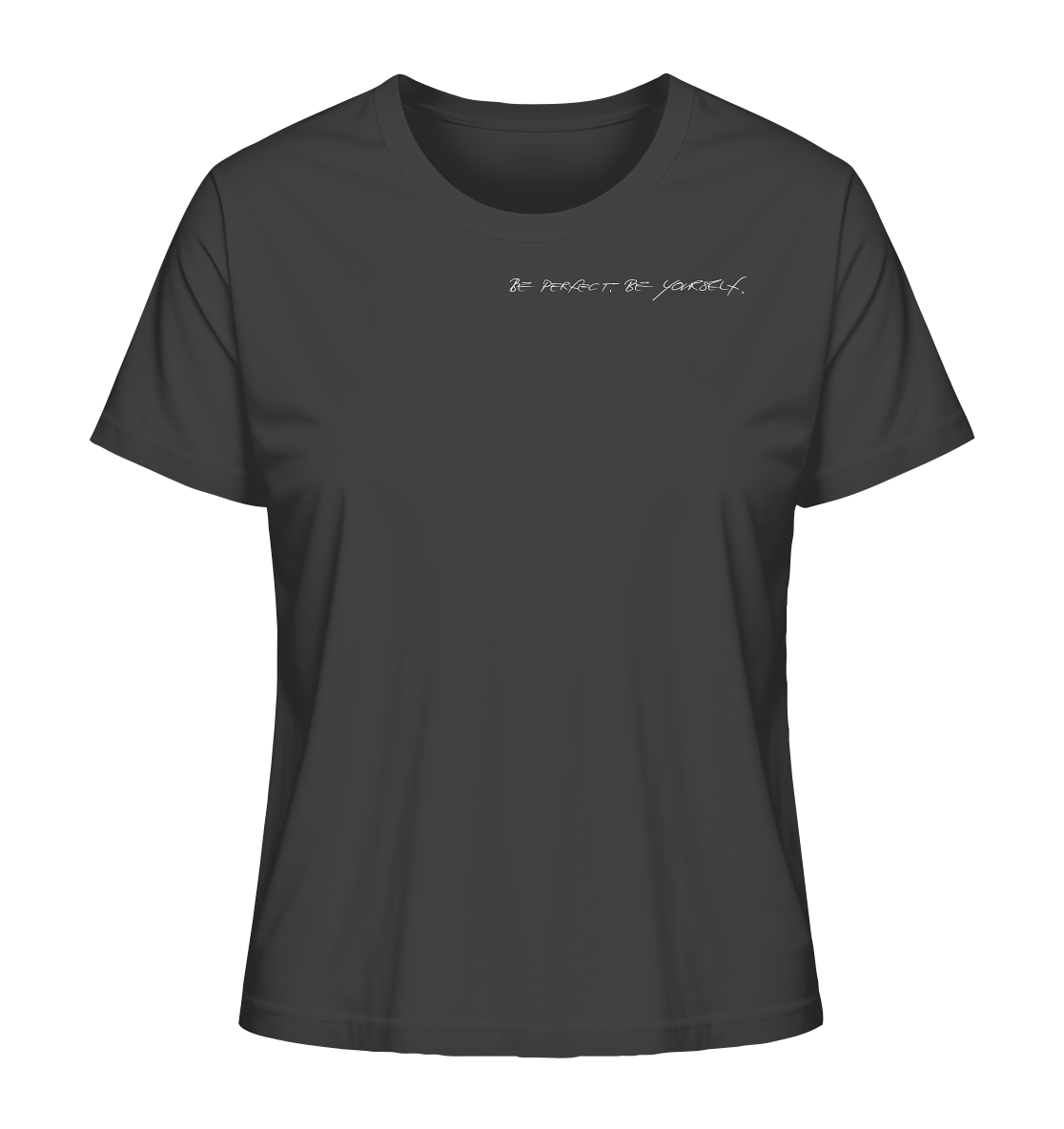Ladies Organic Shirt - Weiße Schrift