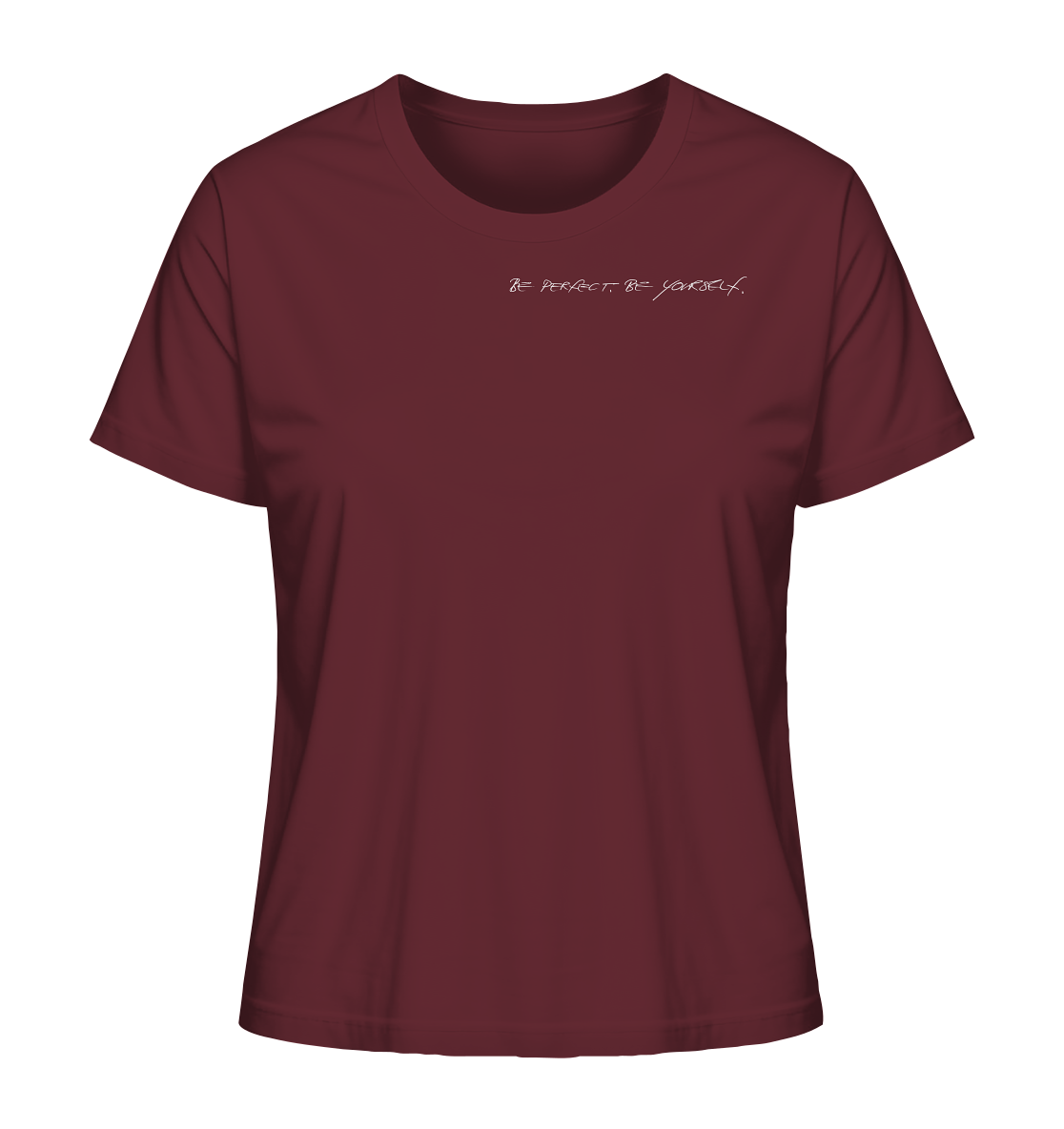 Ladies Organic Shirt - Weiße Schrift