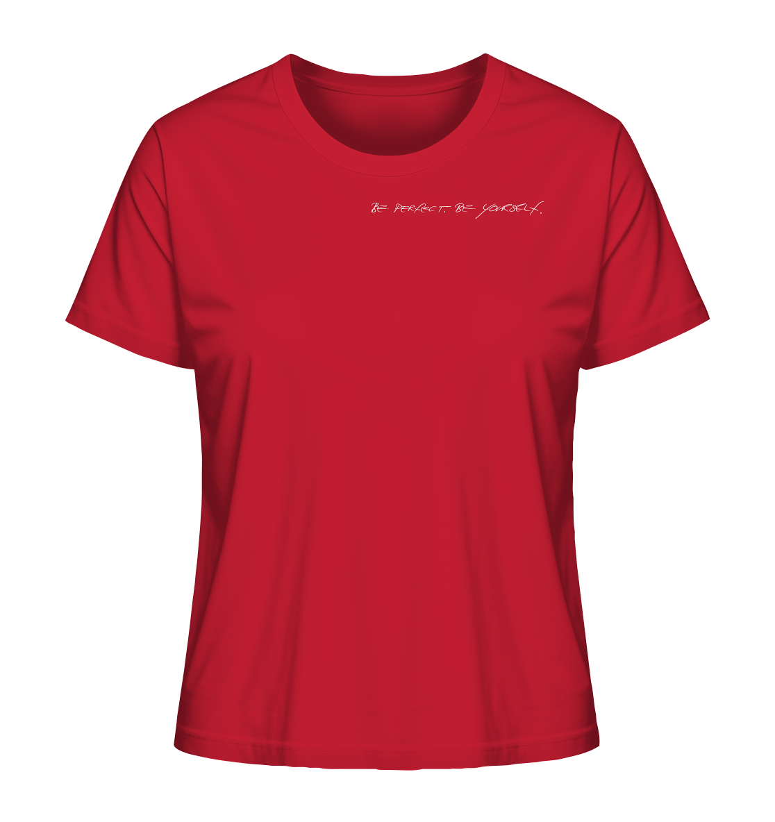 Ladies Organic Shirt - Weiße Schrift