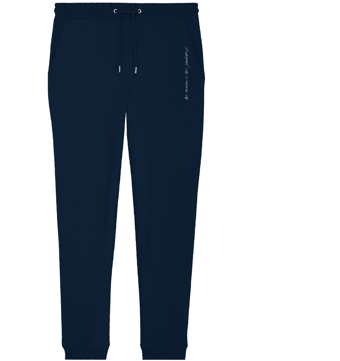 Organic Jogger Pants - Weiße Schrift