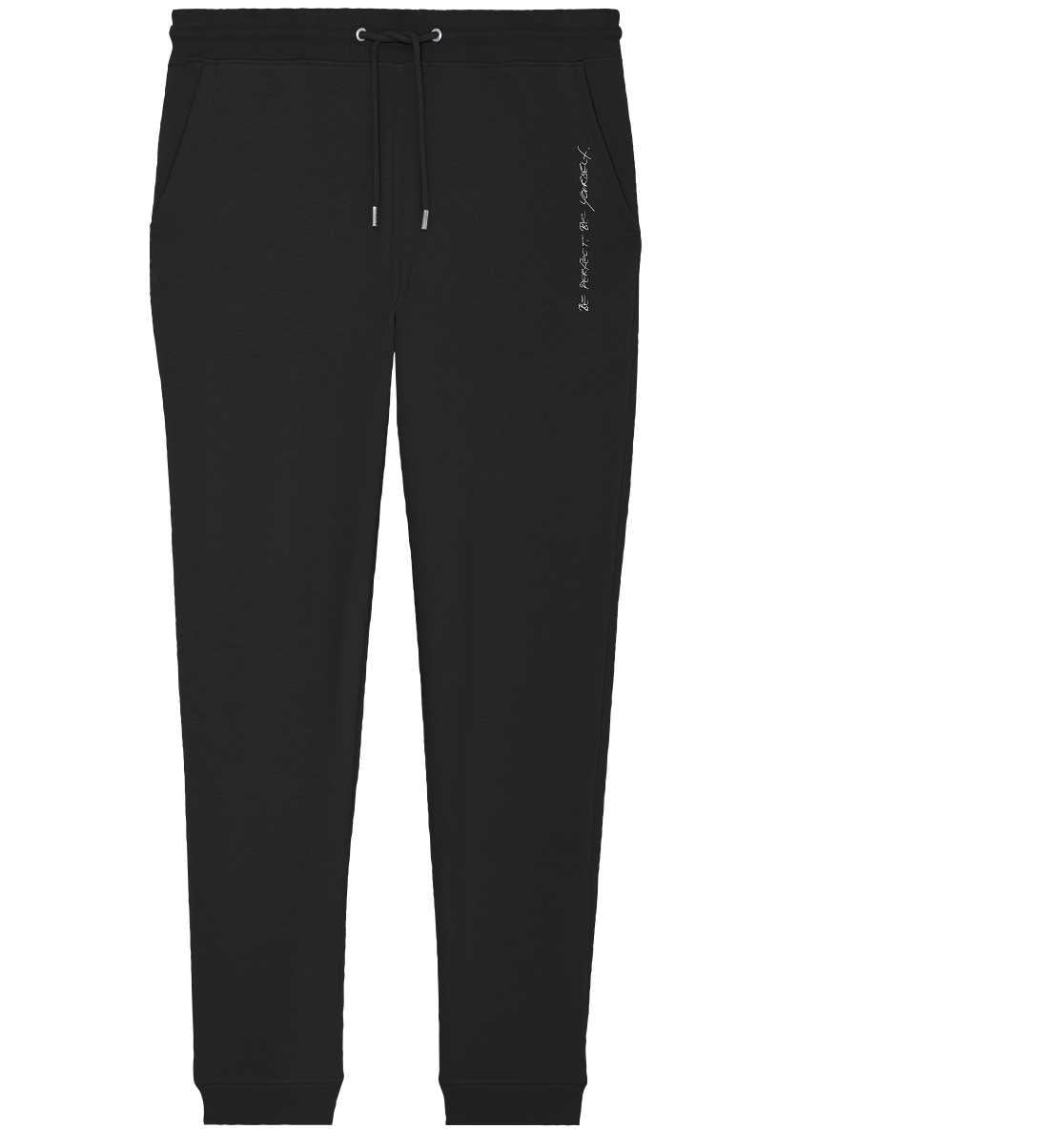 Organic Jogger Pants - Weiße Schrift