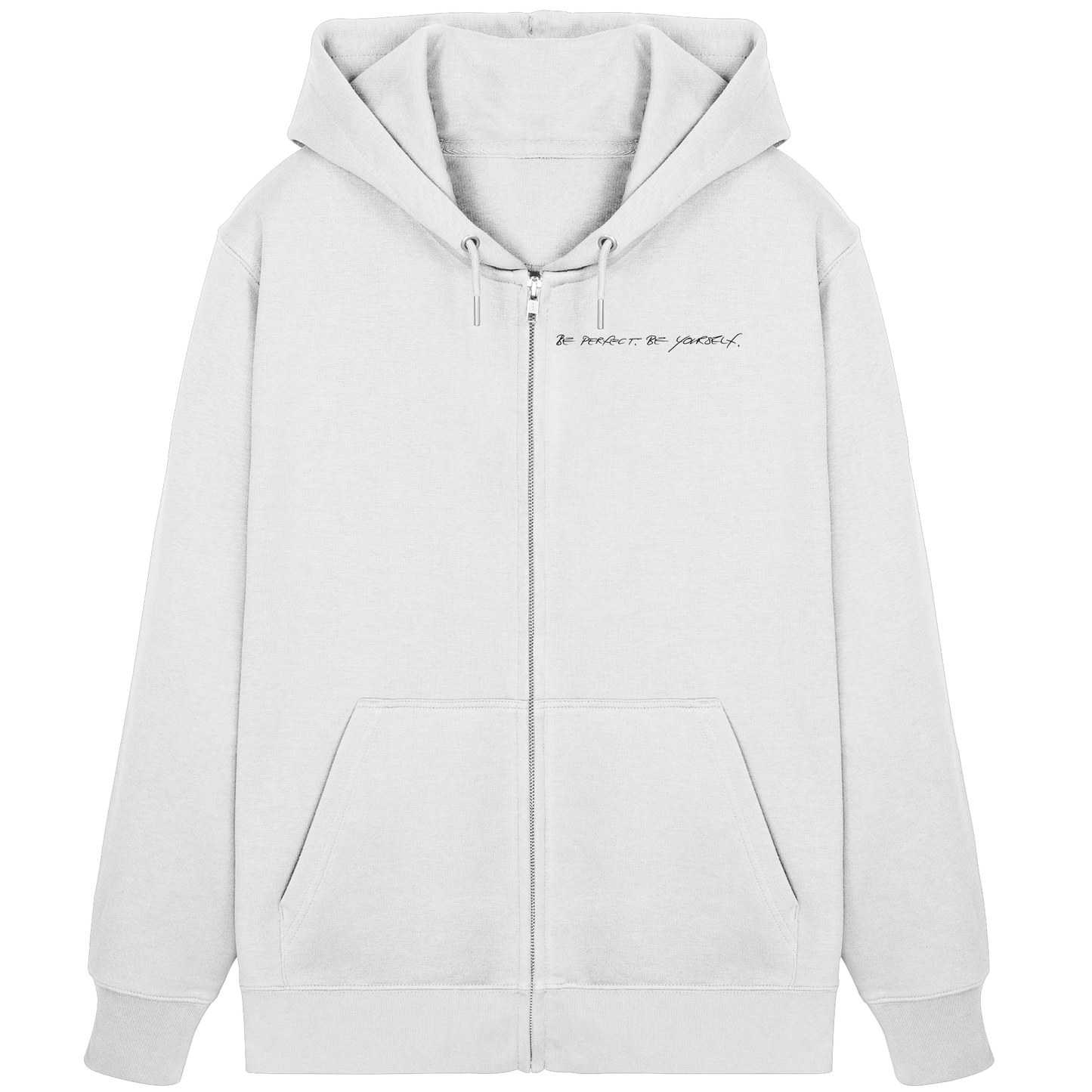 Organic Zipper - Schwarze Schrift - Organic Zipper