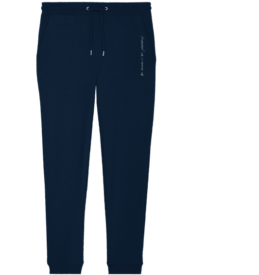 Organic Jogger Pants - Weiße Schrift